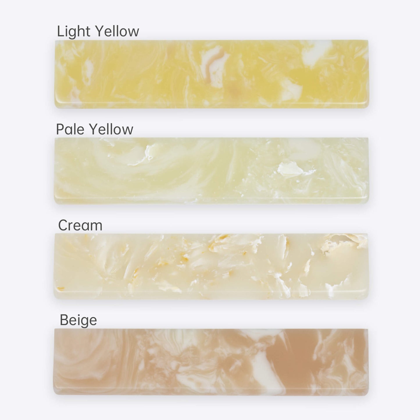 Amber Cloud Resin Wrist Rest all style