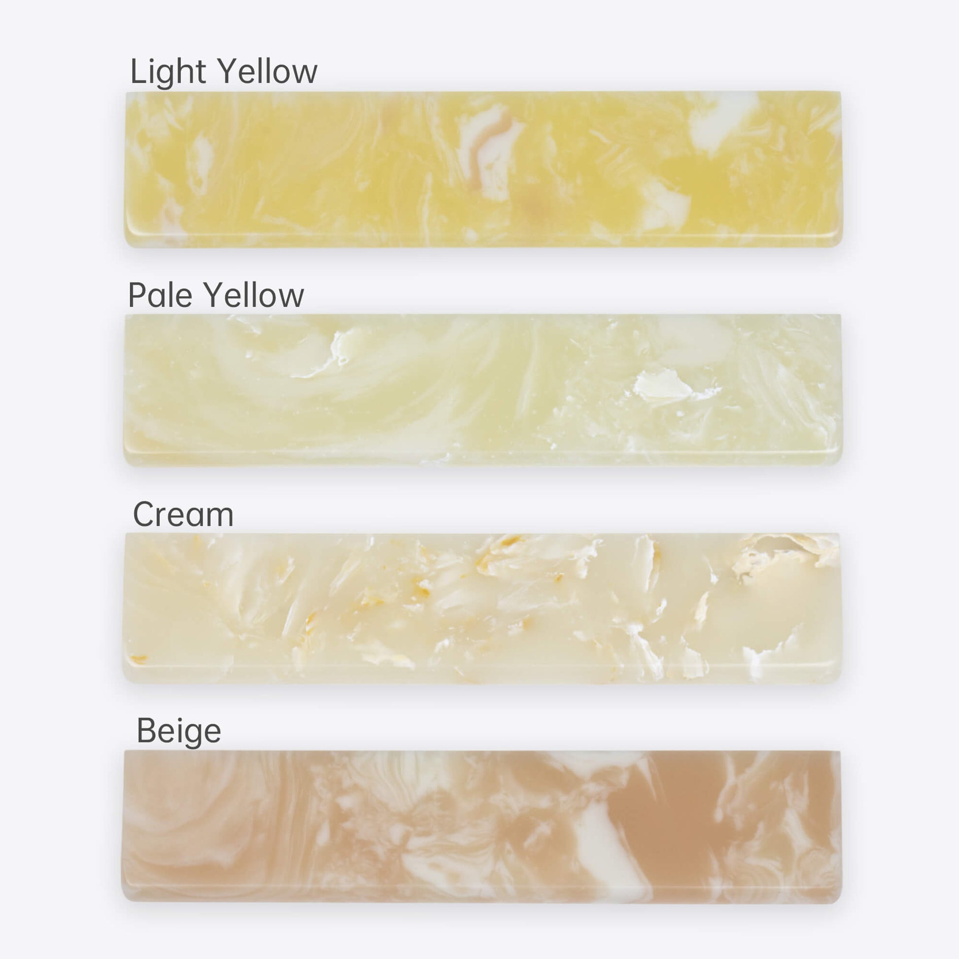 Amber Cloud Resin Wrist Rest all style