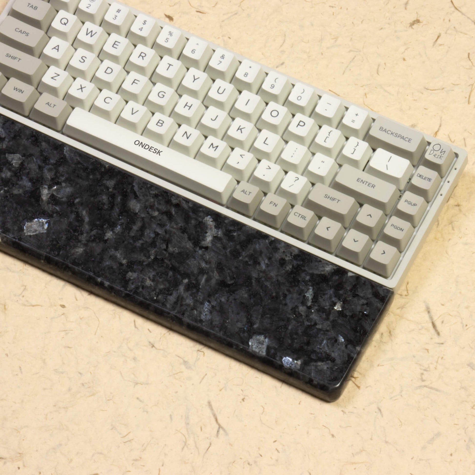 Art Gray Marble Wrist Rest right