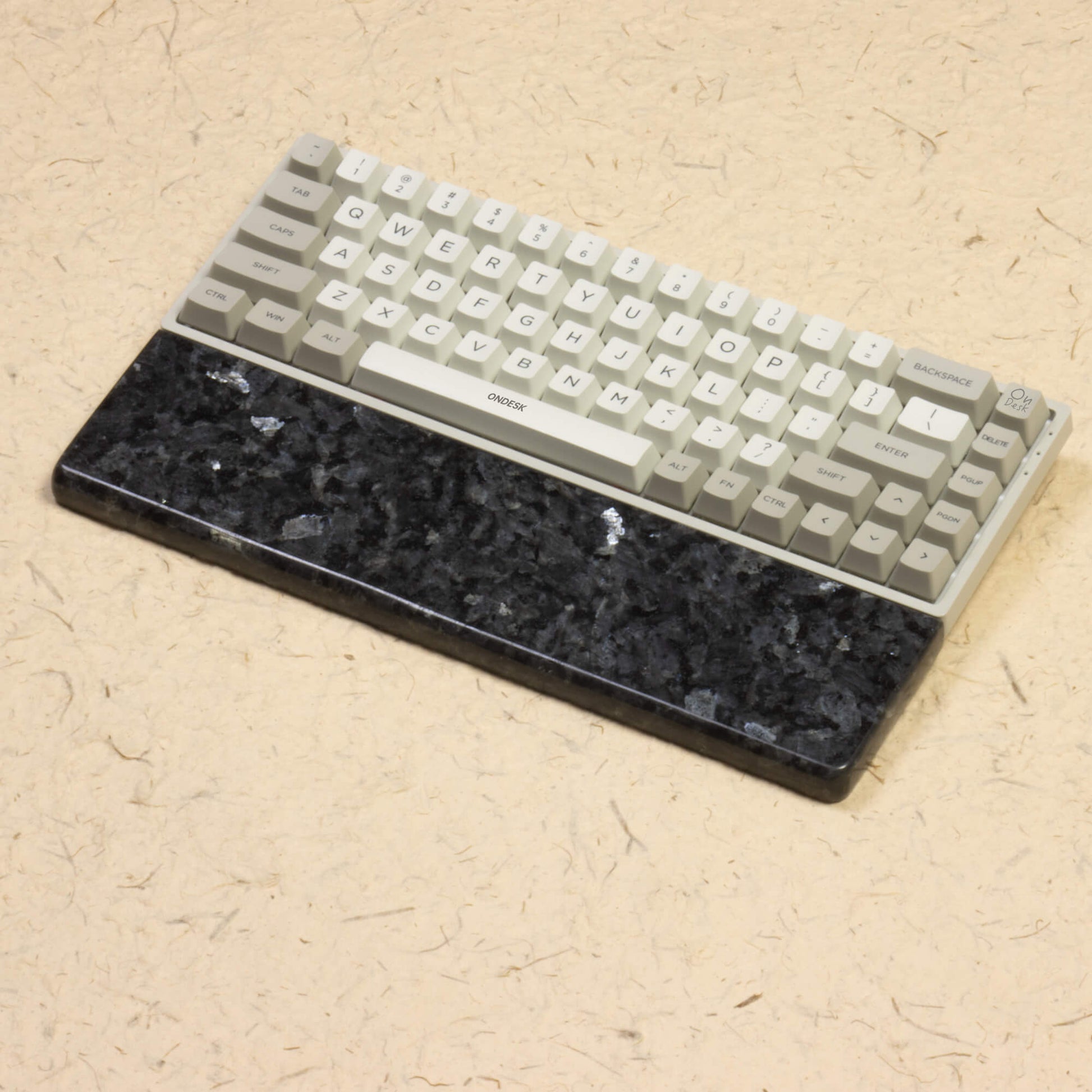 ondesk Art Gray Marble Wrist Rest