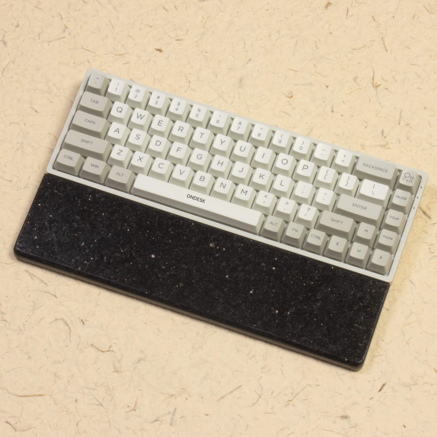 ondesk wrist rest with keyboard