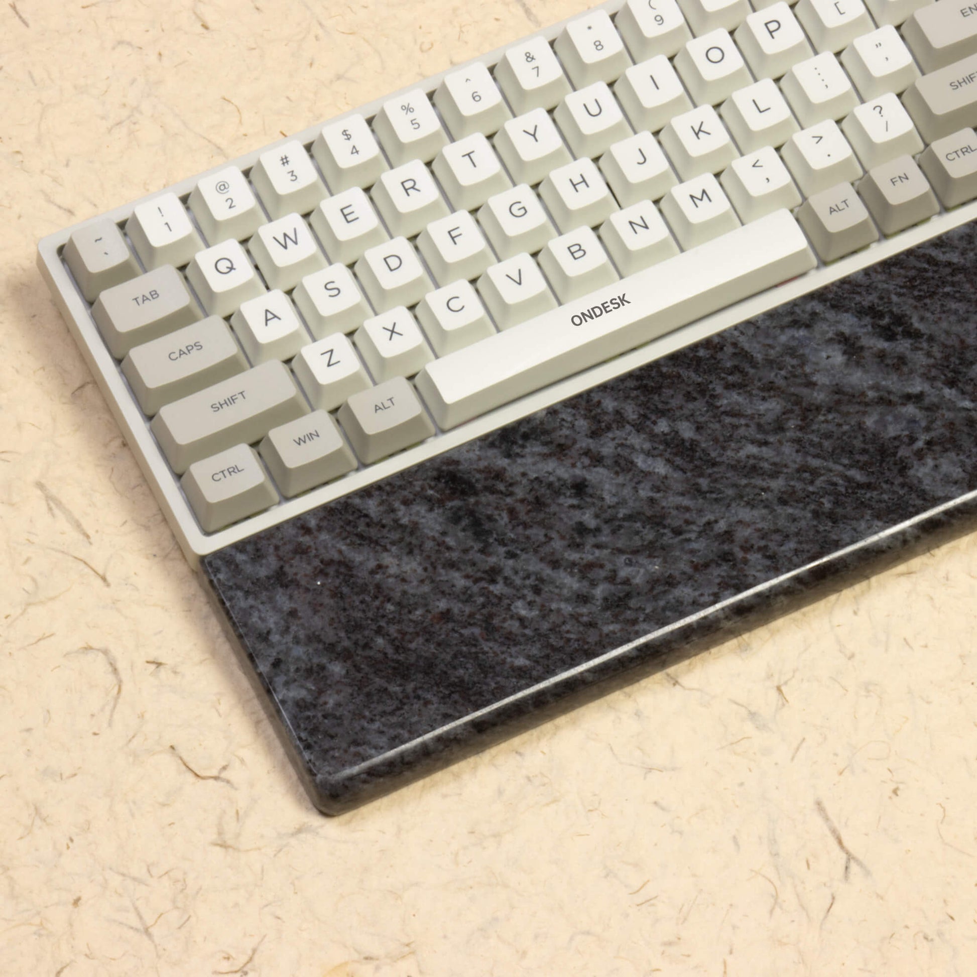 Flow Gray Marble Wrist Rest ondesk