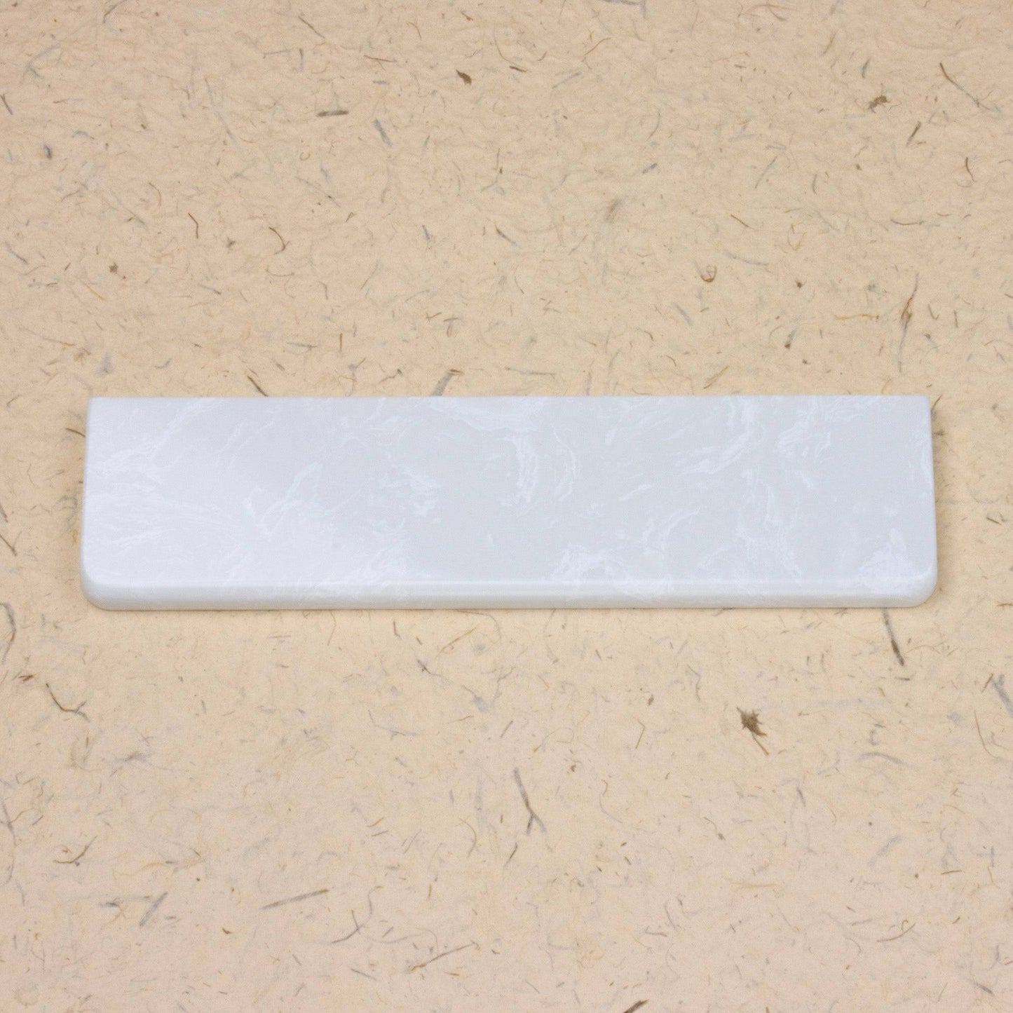 White and snow wrist rest