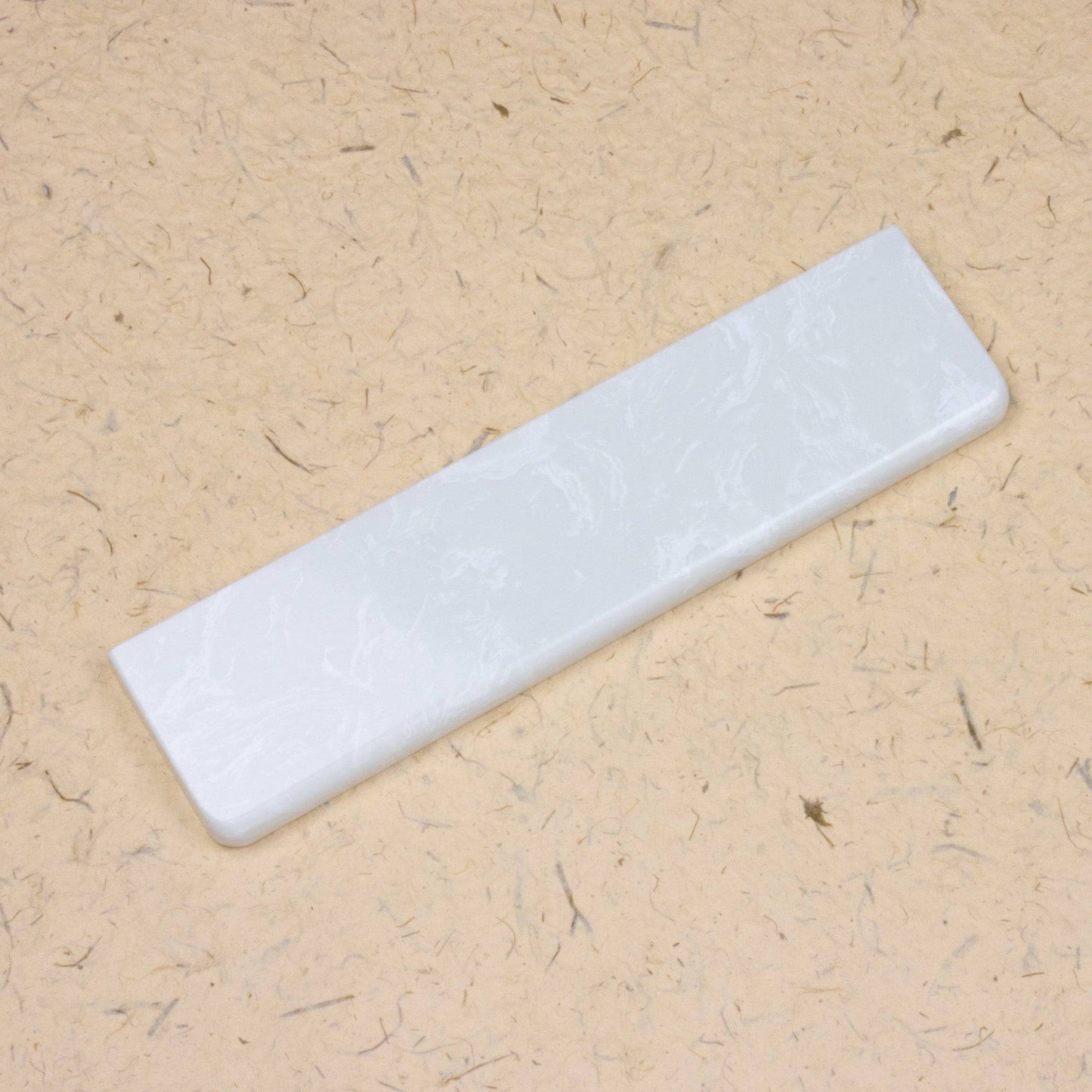 White and snow wrist rest