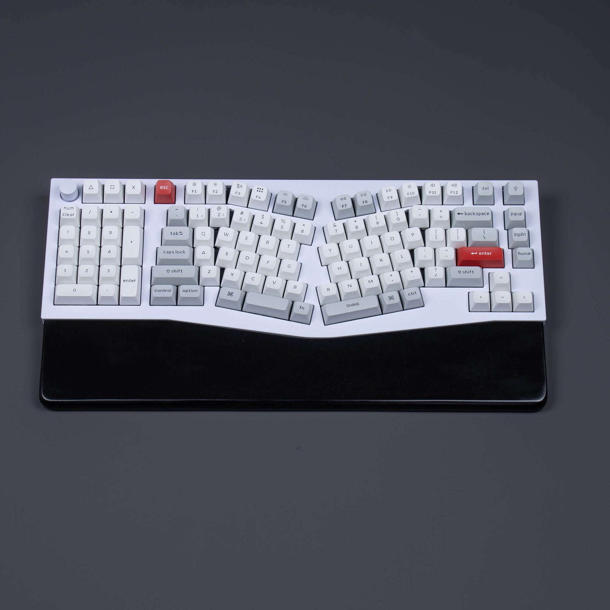 alice black wrist rest keychron