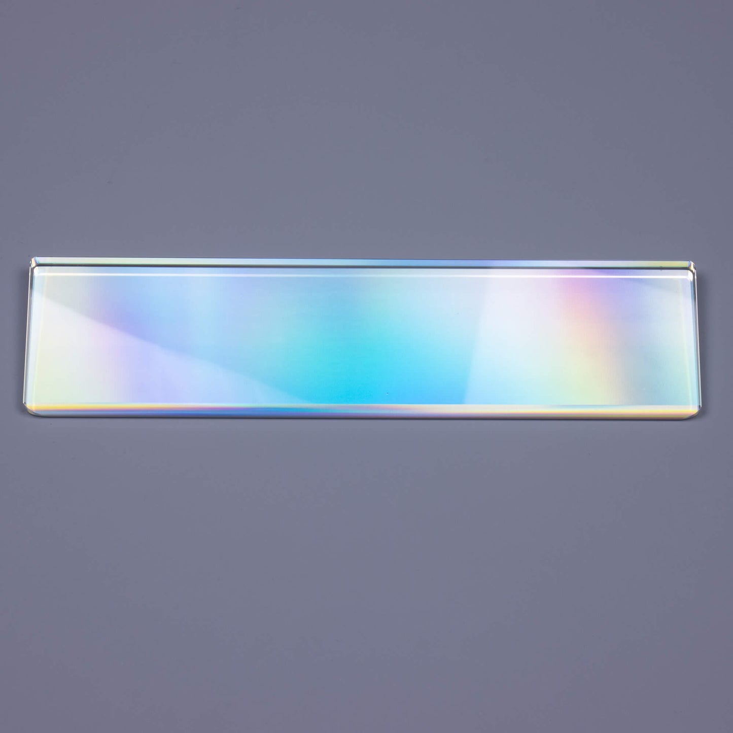 Rainbow Crystal Wrist Rest Blue background
