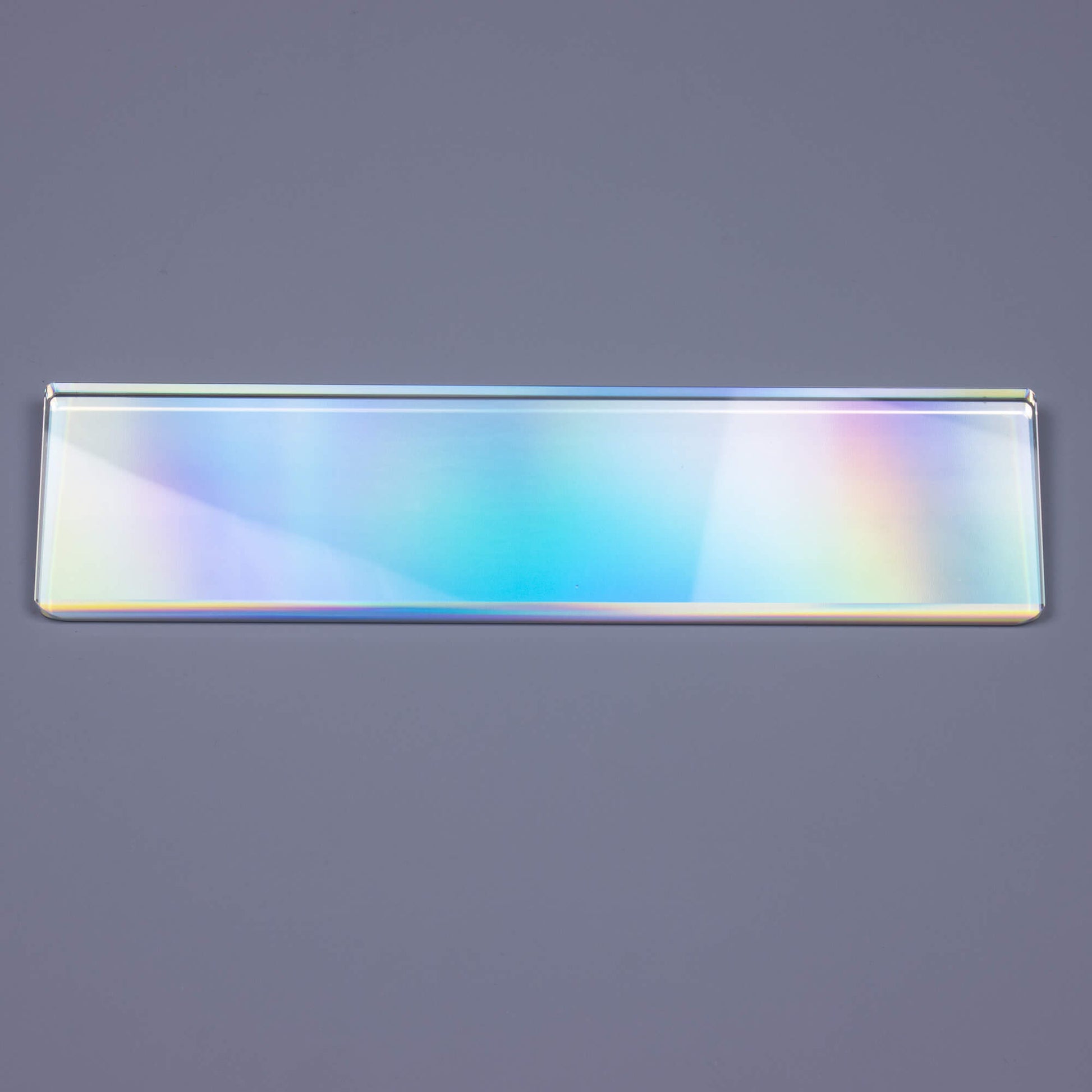 Rainbow Crystal Wrist Rest Blue background