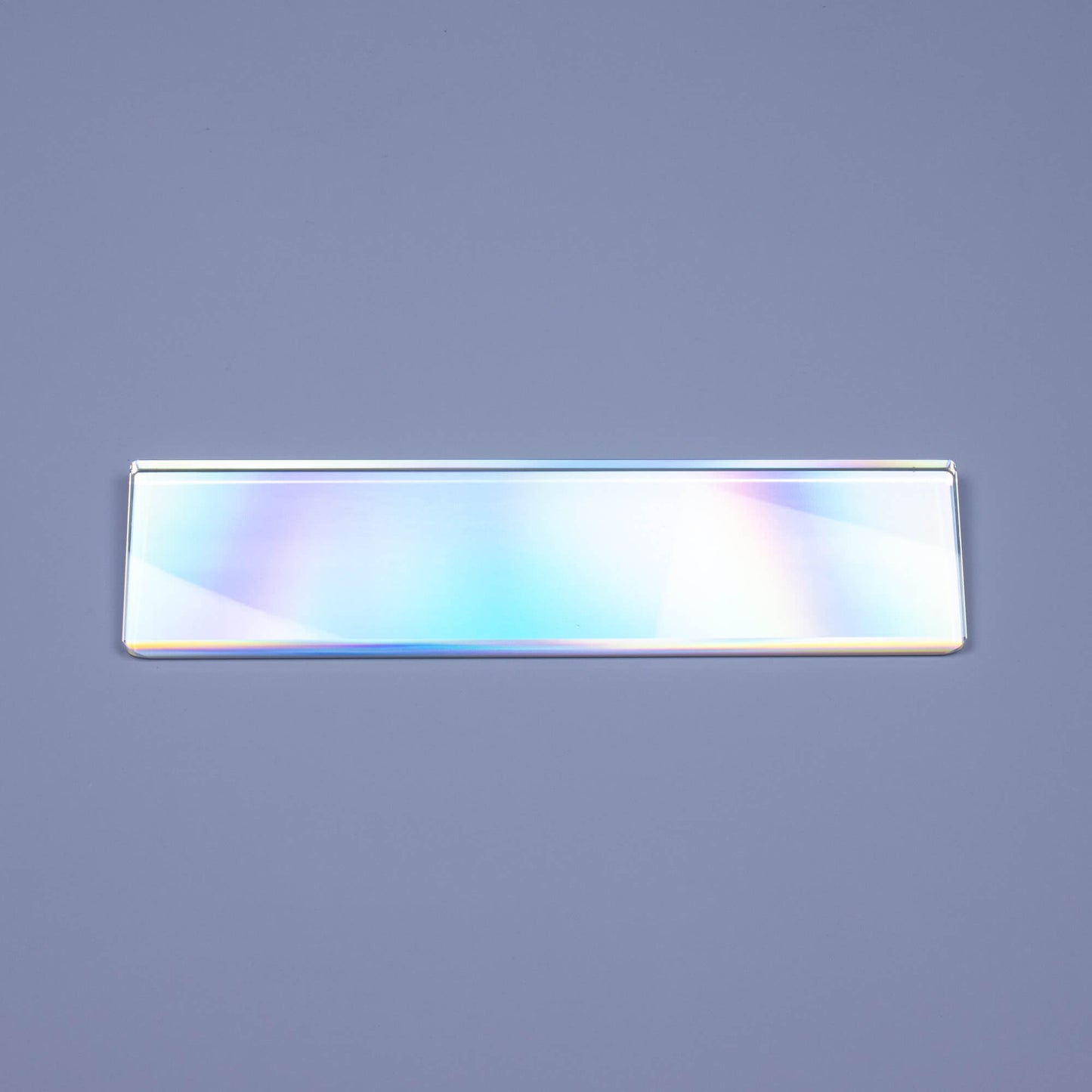 Front Rainbow Crystal Wrist Rest blue background