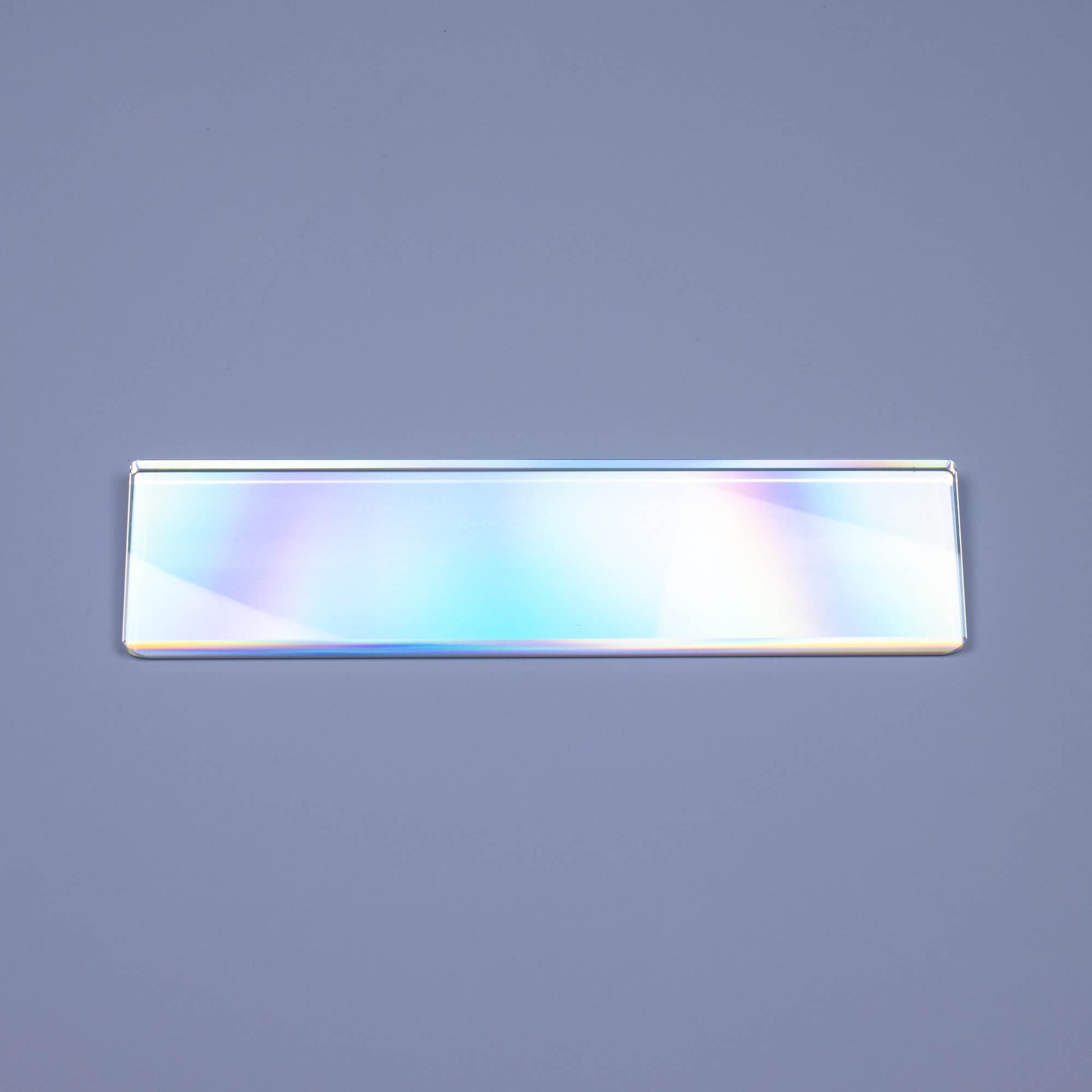 Front Rainbow Crystal Wrist Rest blue background