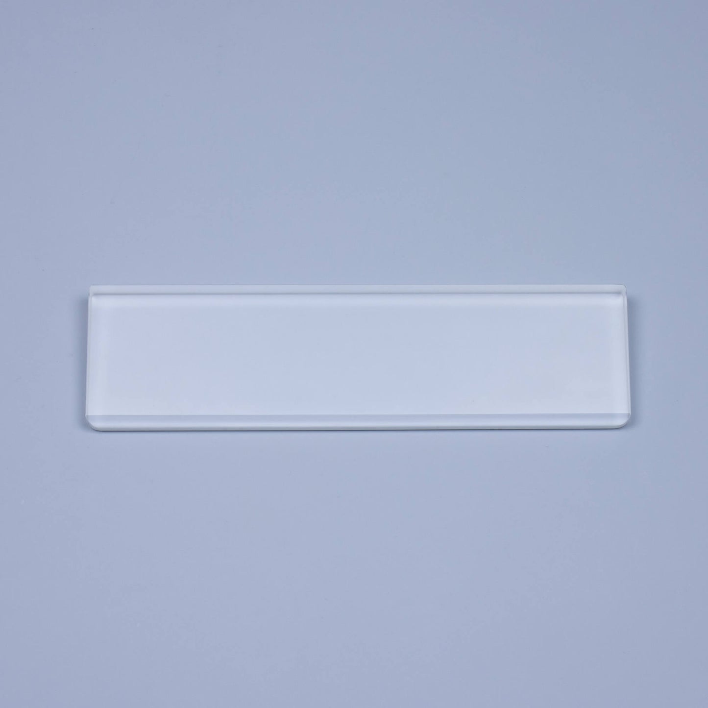 Frosted Crystal Wrist Rest on blue background