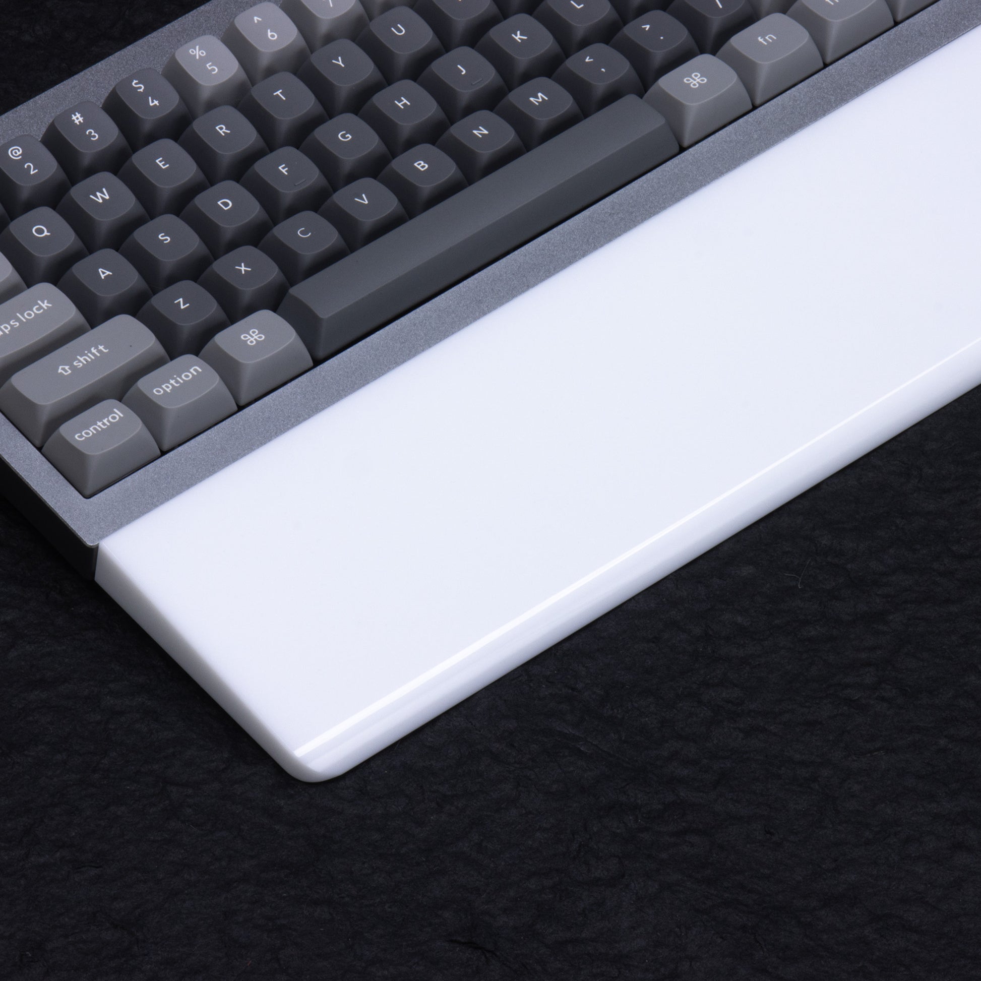 Pure White Crystal Wrist Rest left