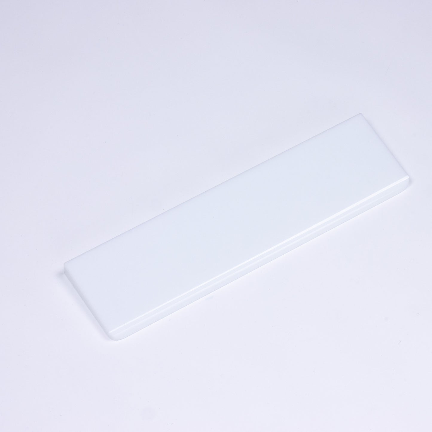 Pure White Crystal Wrist Rest white Background