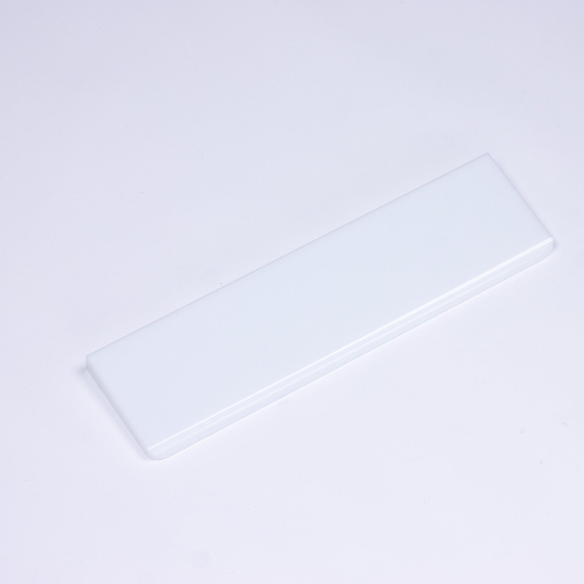 Pure White Crystal Wrist Rest white Background