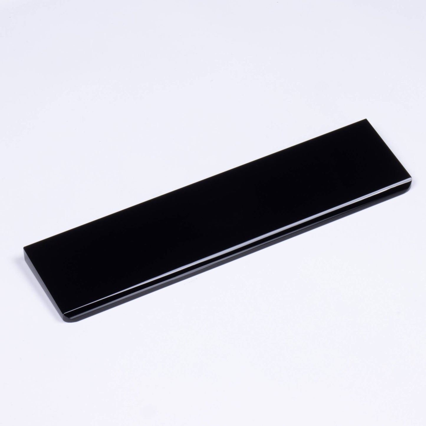Pure Black Crystal Wrist Rest white Background