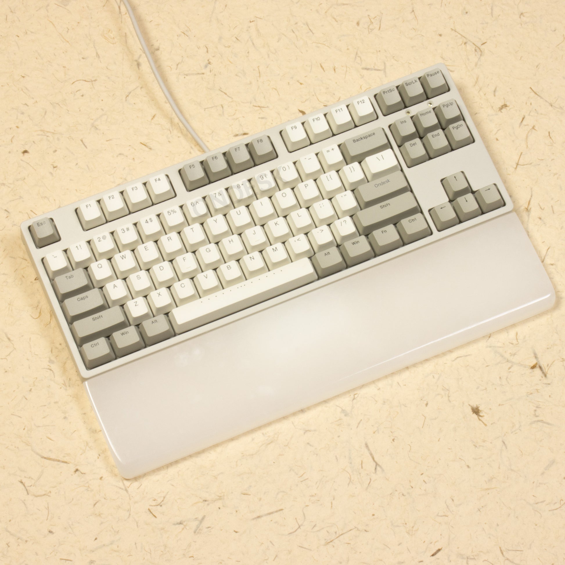 White jade wrist rest for keyboard