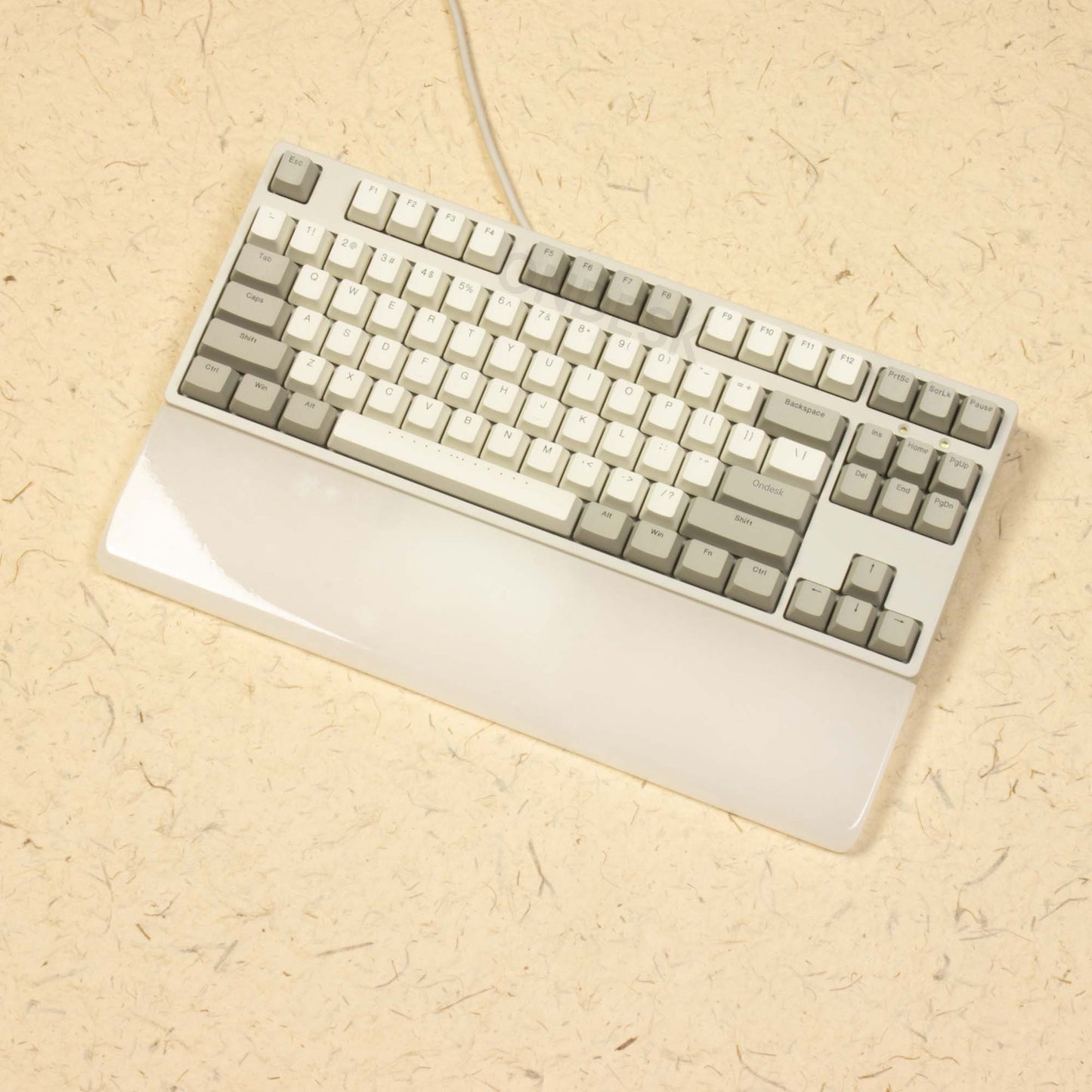 White jade wrist rest for keyboard