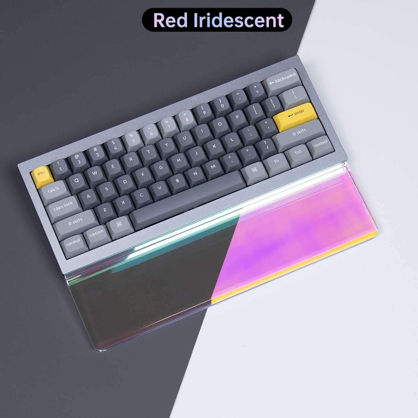 Red Iridescent Crystal Wrist Rest